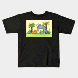 Dinosaurs Easter Greetings Kids T-Shirt